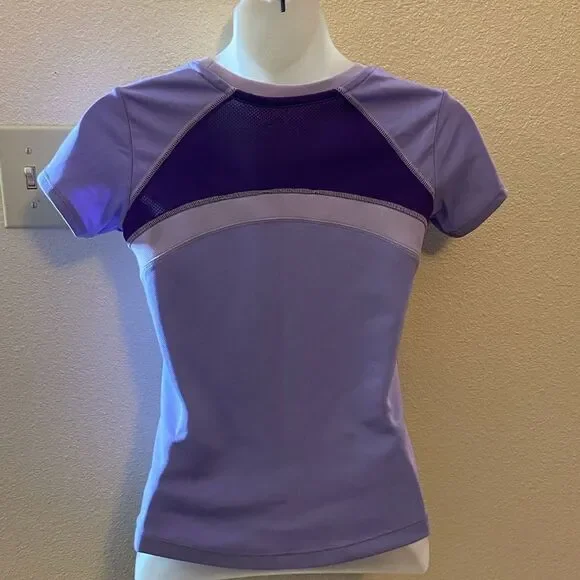 Women's Lavender Performance Tee Shirt Size L (10-12) - Picture 3 of 7